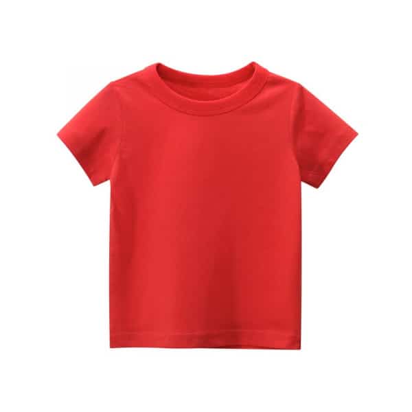Stock T-shirt Κόκκινο – Παιδικό
